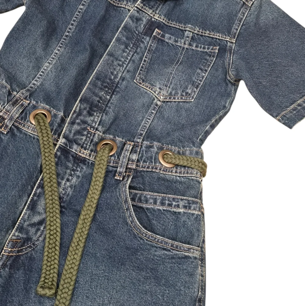 Revolve x We The Free Edison Wide Leg Coverall in Cerulean Skies - Picture 7 of 15